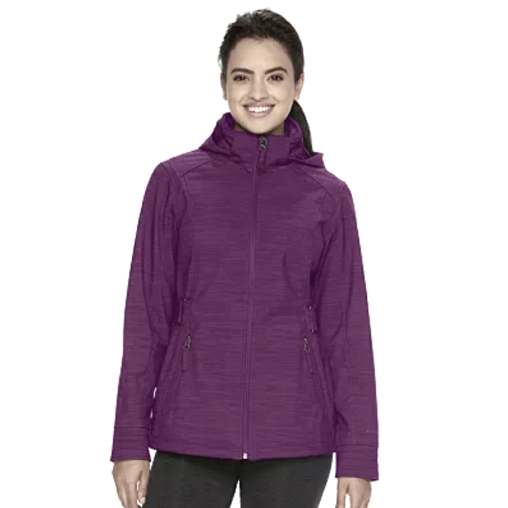 FREE COUNTRY LADY'S JAKET WITH DETACHABLE HOOD, SORFT FUAX FUR INTERIOR …